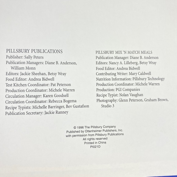 Pillsbury Mix n Match Meals Cookbook Hardcover Coil Recipes Cards - Picture 11 of 12